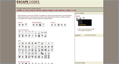 Desktop Screenshot of escapecodes.info